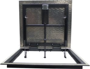 Уличный люк Дворник Уголок, алюминиевый рифленый лист Уличный люк Дворник Уголок, алюминиевый рифленый лист