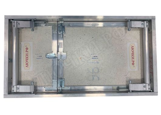 Люк под плитку Нажимной Секрет-Лайт 2 створки 700*550 Люк под плитку Нажимной Секрет-Лайт 2 створки 700*550