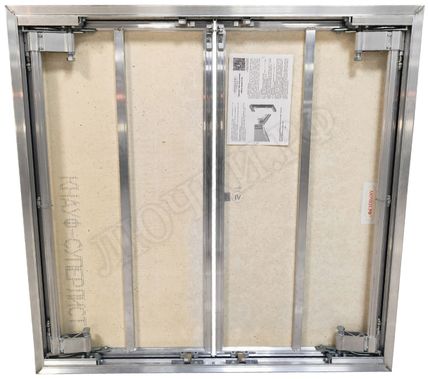 Люк под плитку Нажимной Мега Алюм 2.0, 2 створки 2000*1350 Люк под плитку Нажимной Мега Алюм 2.0, 2 створки 2000*1350