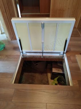 Напольный люк Самоподъемный Невидимка уголок 500*300 Напольный люк Самоподъемный Невидимка уголок 500*300