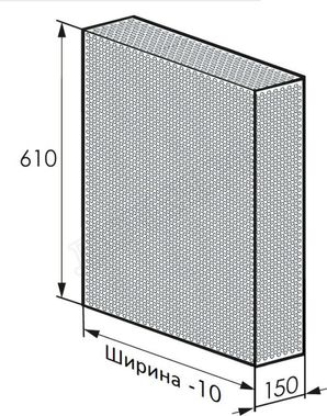 Радиаторный экран С перфорацией Кружок Металлический верх 390*610 Радиаторный экран С перфорацией Кружок Металлический верх 390*610