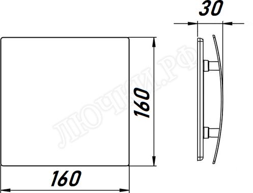 Вытяжной вентилятор Awenta System+, Silent, 100, KWS100, PEGS100, Графит, металл Вытяжной вентилятор Awenta System+, Silent, 100, KWS100, PEGS100, Графит, металл