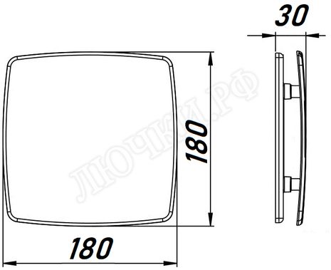 Вытяжной вентилятор Awenta System+, Turbo, 125, KWT125, PNB125, Белый, пластик Вытяжной вентилятор Awenta System+, Turbo, 125, KWT125, PNB125, Белый, пластик